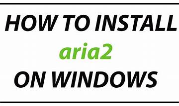 Aria2 for Windows - Download it from Habererciyes for free